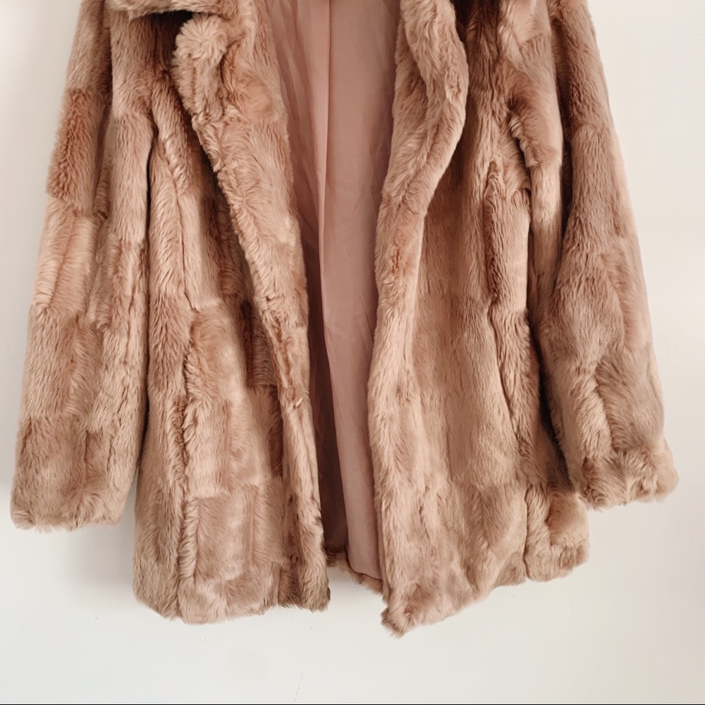 Faux fur jacket